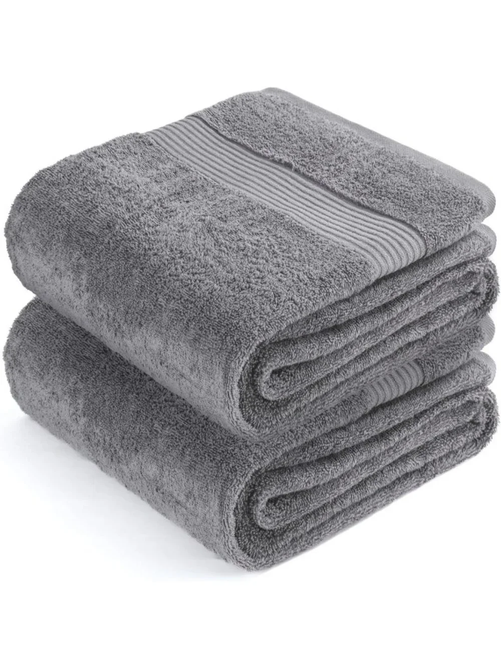 Soft Absorbent 100% Cotton Turkish Towel Set - Quick Dry Bath Sheets, 2 Piece
